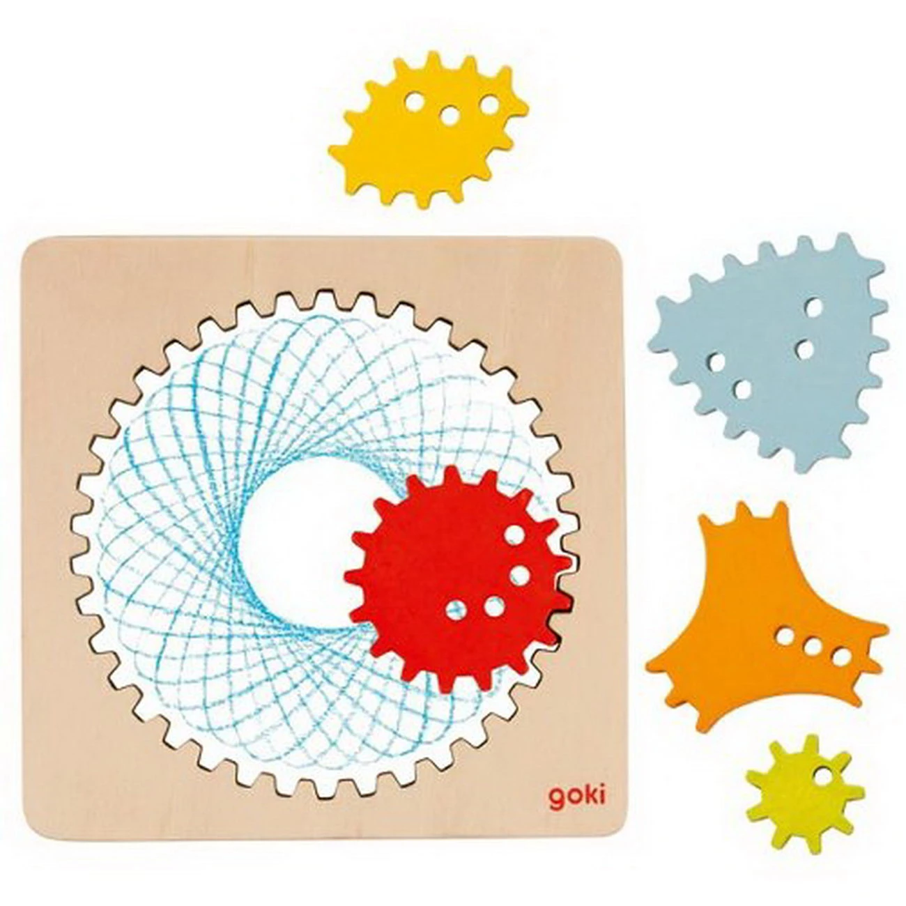 Spirograph Aus Holz (goki 58440) 3 Spirograph Aus Holz (goki 58440)
