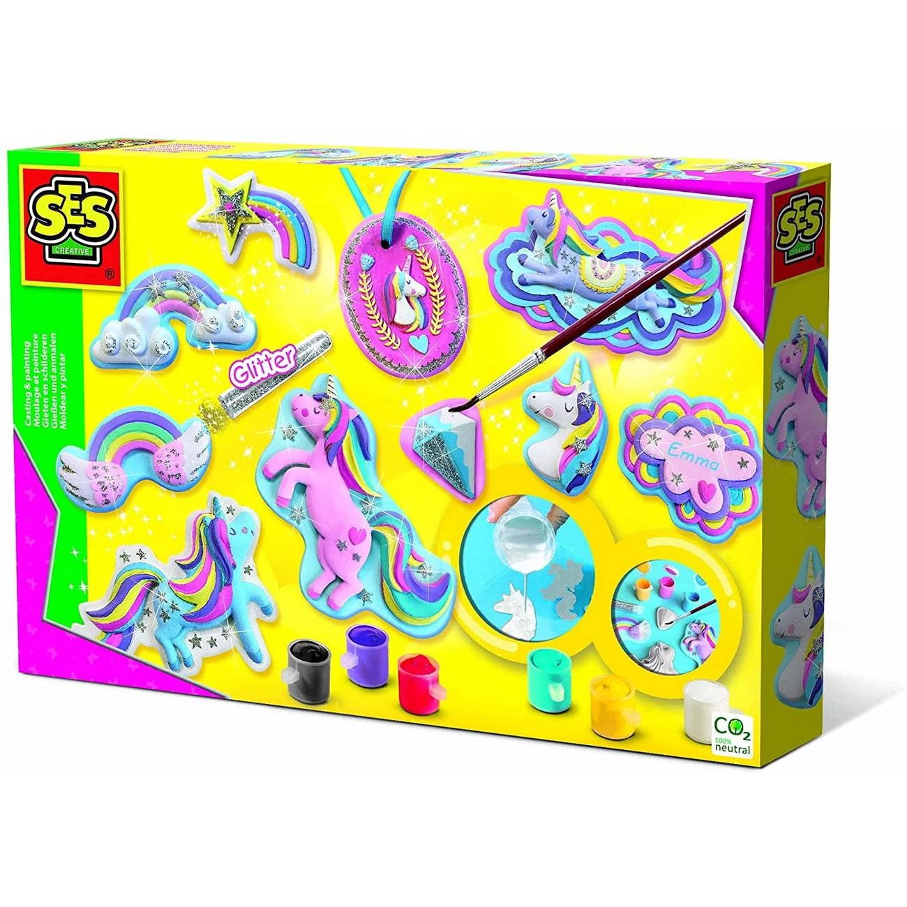 SES Einhörner Gießen Und Anmalen