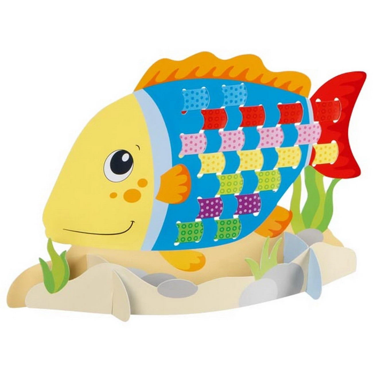 Bastelset Flecht- Und Webbilder Tiere (goki 58467) 4 Bastelset Flecht- Und Webbilder Tiere (goki 58467) – Bild 2