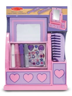 Melissa & Doug Schminktischchen Aus Holz -Kinderspielzeug Laden schminktisch dekorieren