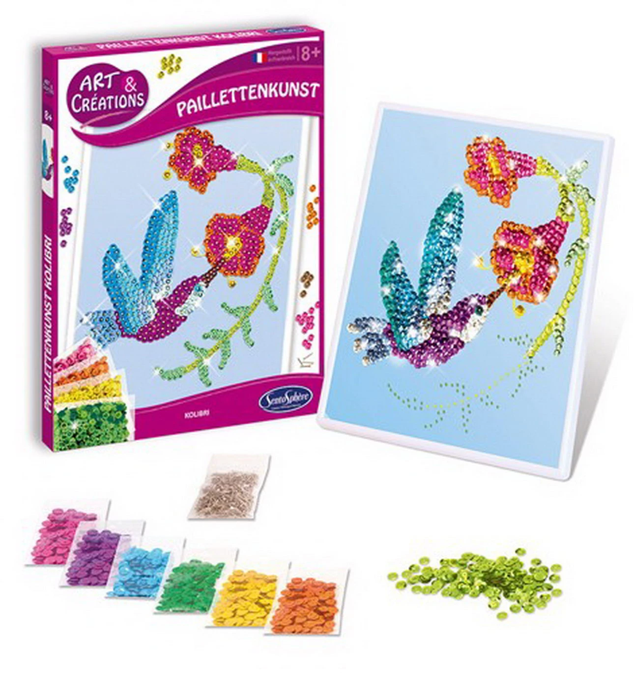 Paillettenkunst Kolibri (Sentosphere) 3 Paillettenkunst Kolibri (Sentosphere)