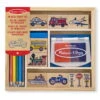 Melissa & Doug Stempelset Fahrzeuge